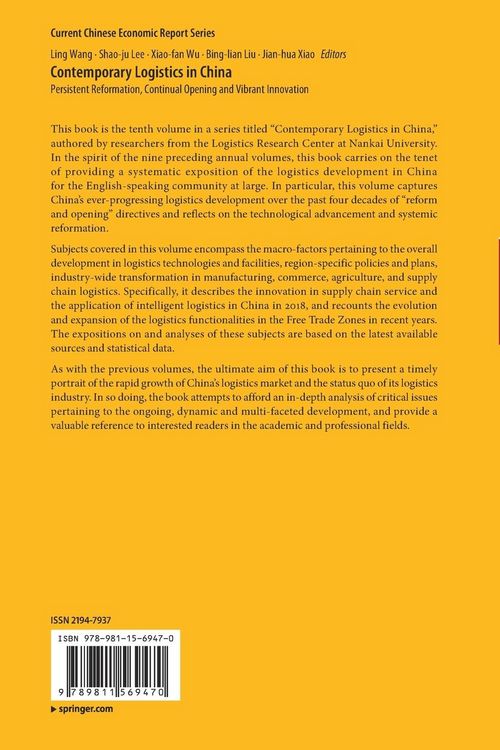 Produktbild: Contemporary Logistics in China