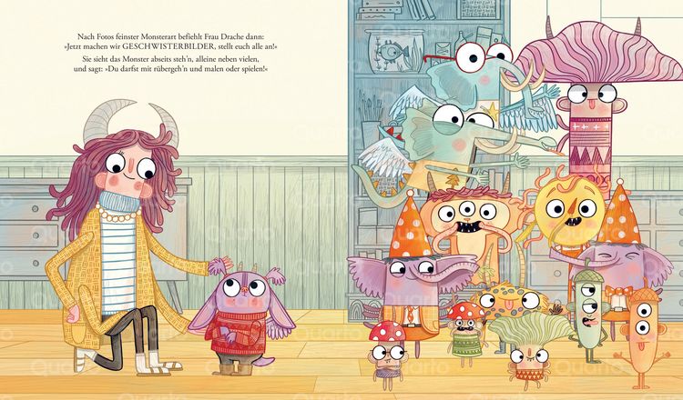 Produktbild: Eins ist monsterwunderbar! Ein liebevolles Bilderbuch &uuml;ber Ein-Kind-Familien