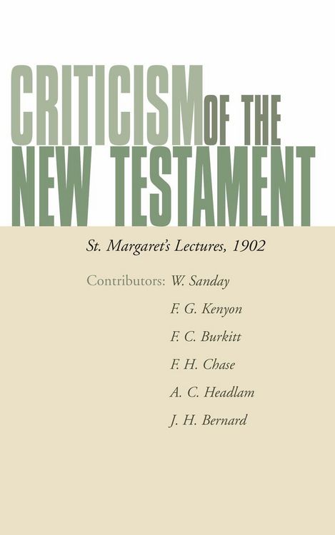 Produktbild: Criticism of the New Testament