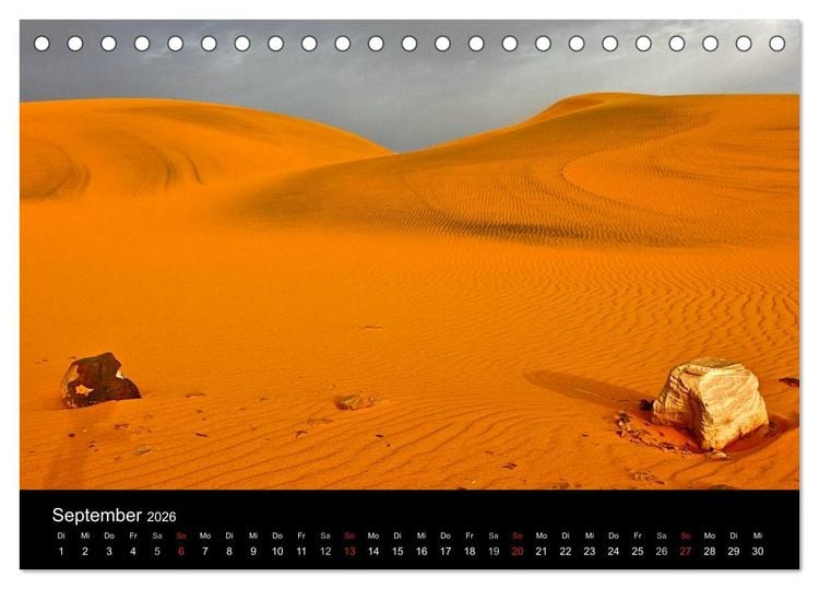 Produktbild: Sahara - S&uuml;dalgerien (Tischkalender 2026 DIN A5 quer), CALVENDO Monatskalender
