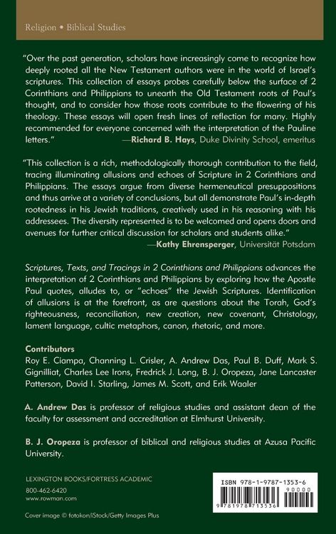 Produktbild: Scriptures, Texts, and Tracings in 2 Corinthians and Philippians