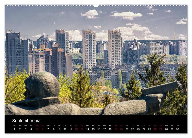 Produktbild: Unterwegs in Kiew (Wandkalender 2026 DIN A2 quer), CALVENDO Monatskalender
