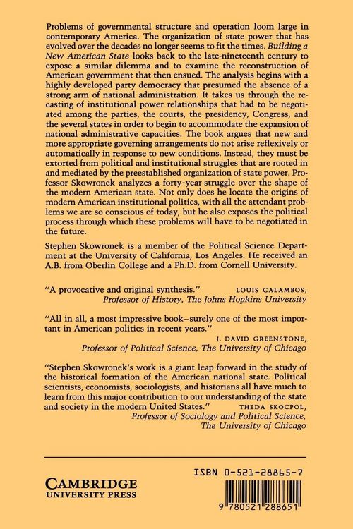 Produktbild: Building a New American State
