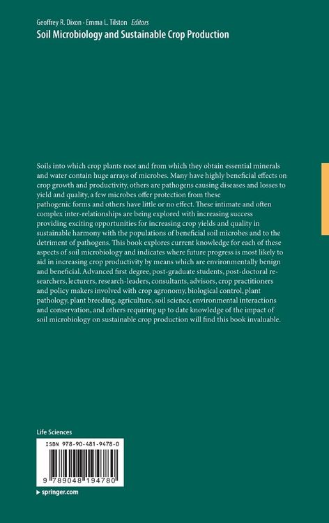 Produktbild: Soil Microbiology and Sustainable Crop Production