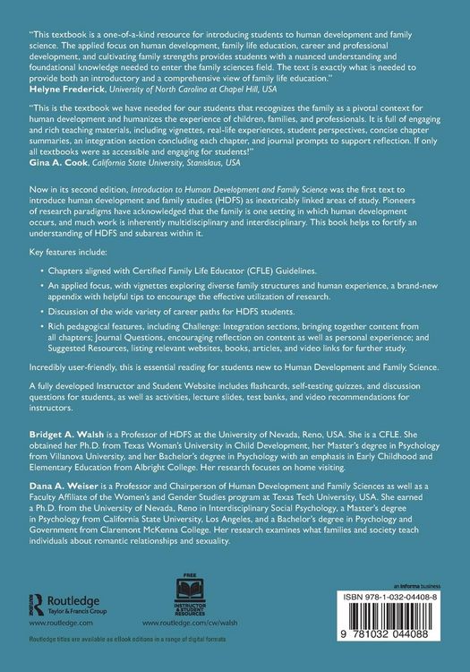 Produktbild: Introduction to Human Development and Family Science
