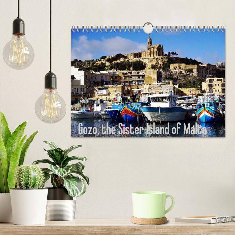 Produktbild: Gozo - Malta's little sister island (Wall Calendar 2026 DIN A4 landscape), CALVENDO 12 Month Wall Calendar