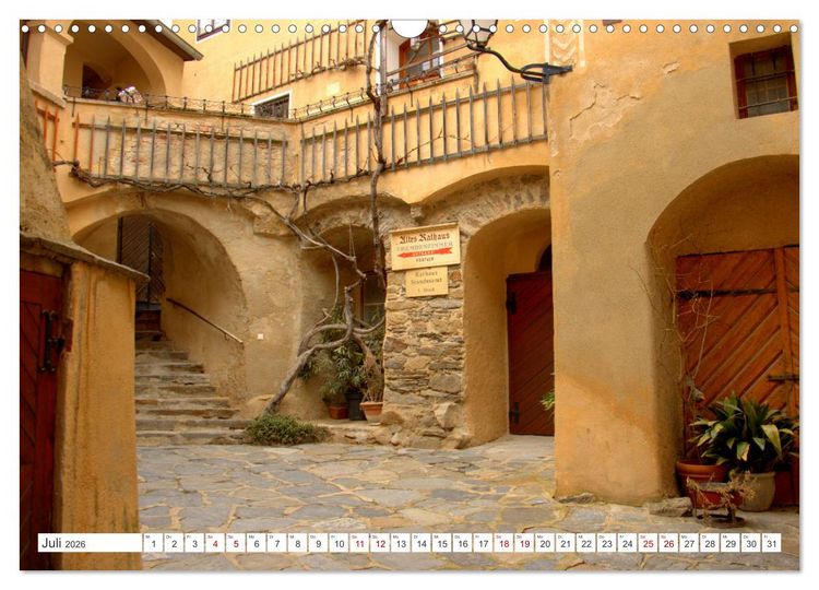 Produktbild: Melk und D&uuml;rnstein, zwei malerische St&auml;dtchen in der Wachau (Wandkalender 2026 DIN A3 quer), CALVENDO Monatskalender