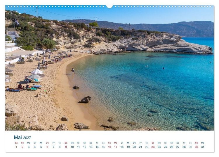 Produktbild: Karpathos - Malerische Insel in der &Auml;g&auml;is (Wandkalender 2027 DIN A2 quer), CALVENDO Monatskalender