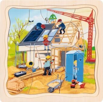 Produktbild: Schichtenpuzzle Wir bauen ein Haus