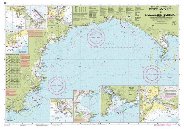 Produktbild: C5 Portland Bill to Salcombe Harbour, Imray Chart