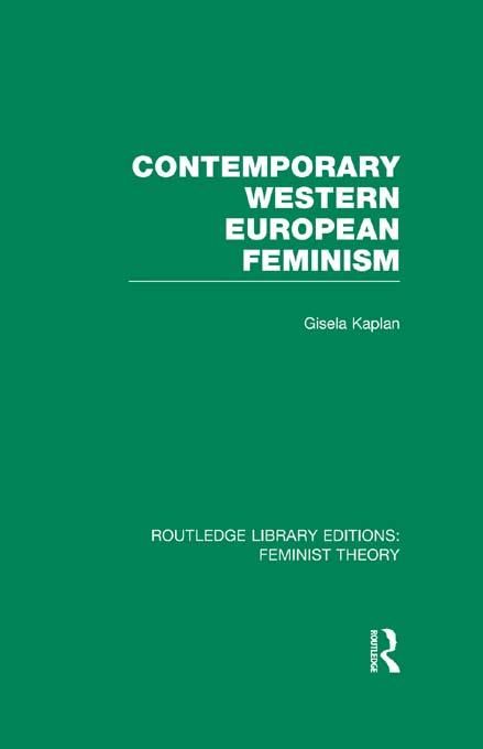 Produktbild: Contemporary Western European Feminism (RLE Feminist Theory)