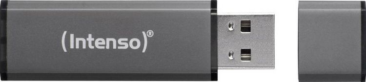 Produktbild: Intenso Alu Line USB-Stick 64 GB Anthrazit 3521491 USB-A (USB 2.0)