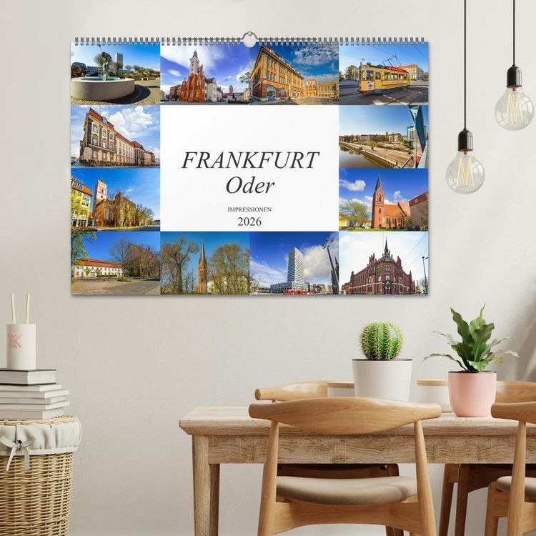 Produktbild: Frankfurt Oder Impressionen (Wandkalender 2026 DIN A2 quer), CALVENDO Monatskalender