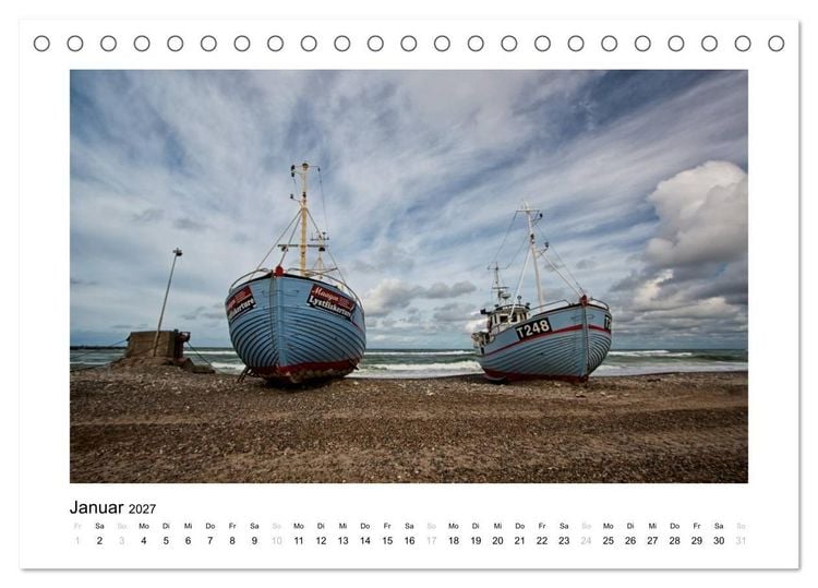 Produktbild: D&auml;nemark - Danmark (Tischkalender 2027 DIN A5 quer), CALVENDO Monatskalender