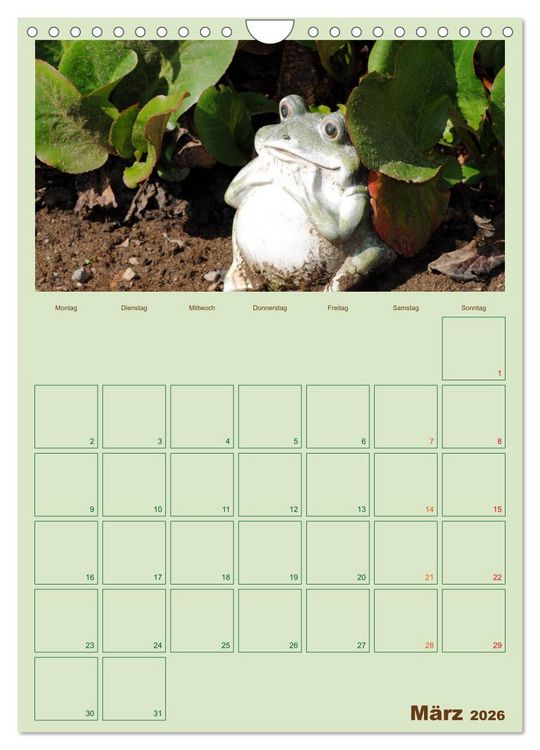 Produktbild: Gartenplaner (Wandkalender 2026 DIN A4 hoch), CALVENDO Monatskalender