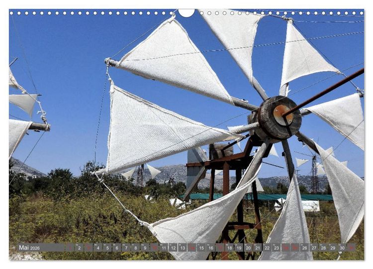 Produktbild: Kreta Pur - Eine Bilderreise f&uuml;r die Sinne (Wandkalender 2026 DIN A3 quer), CALVENDO Monatskalender