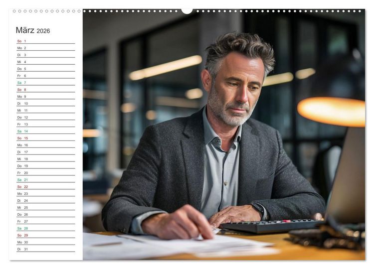 Produktbild: B&uuml;ro mit Zukunft (hochwertiger Premium Wandkalender 2026 DIN A2 quer), Kunstdruck in Hochglanz