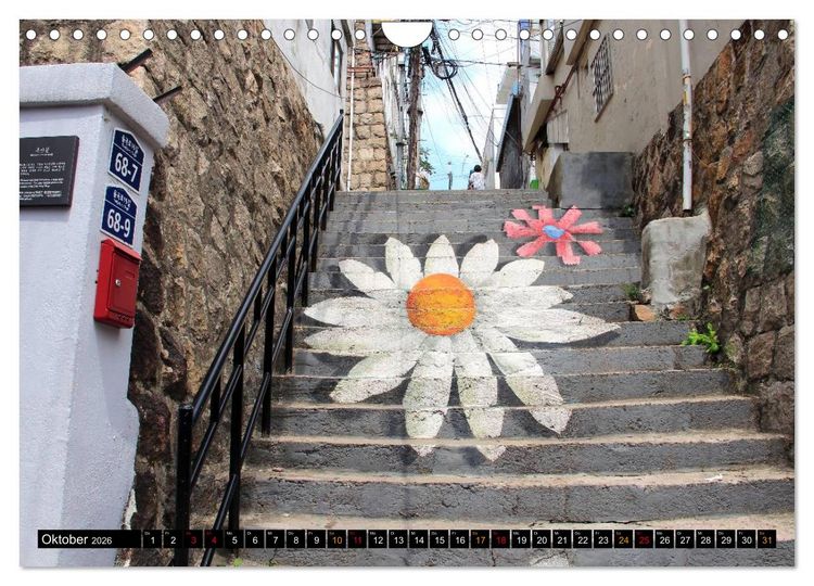 Produktbild: Street Art Seoul (Wandkalender 2026 DIN A4 quer), CALVENDO Monatskalender