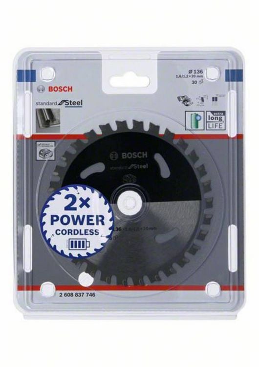 Produktbild: Bosch Accessories 2608837746 Kreiss&auml;geblatt 136 x 20 mm Z&auml;hneanzahl: 30 1 St.