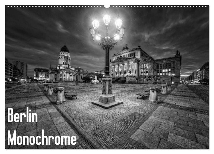 Produktbild: Berlin Monochrome (Wandkalender 2026 DIN A2 quer), CALVENDO Monatskalender