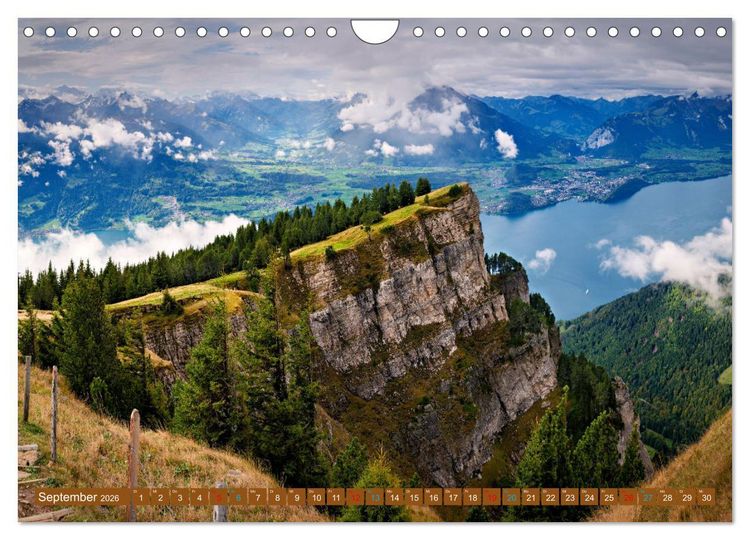 Produktbild: Berner Oberland - Ausflugsziele (Wandkalender 2026 DIN A4 quer), CALVENDO Monatskalender