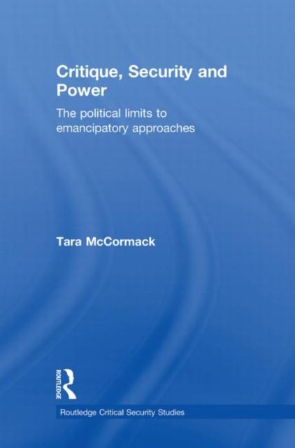 Produktbild: McCormack, T: Critique, Security and Power