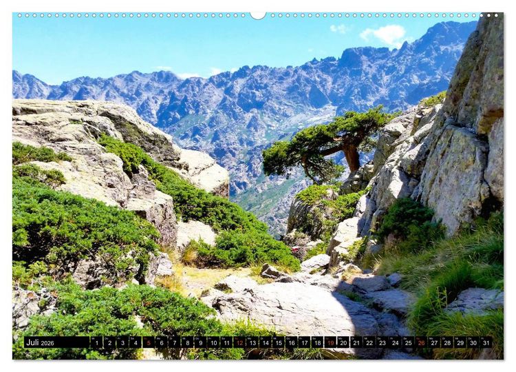 Produktbild: Korsikas wilder Norden. GR20 Impressionen (hochwertiger Premium Wandkalender 2026 DIN A2 quer), Kunstdruck in Hochglanz