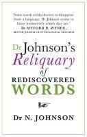 Produktbild: Dr Johnson's Reliquary of Rediscovered Words