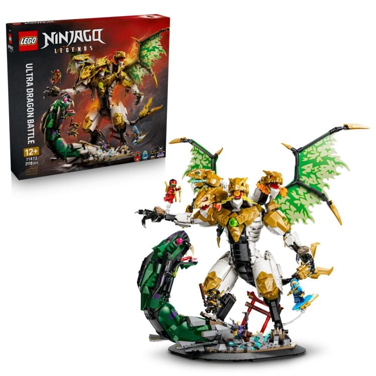 Produktbild: LEGO NINJAGO 71872 Duell mit dem Ultradrachen, Bauspielzeug, Geschenk f&uuml;r Kinder ab 12 Jahren