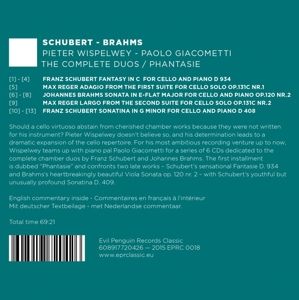 Produktbild: Schubert/Brahms: The Complete Duos/Phantasie