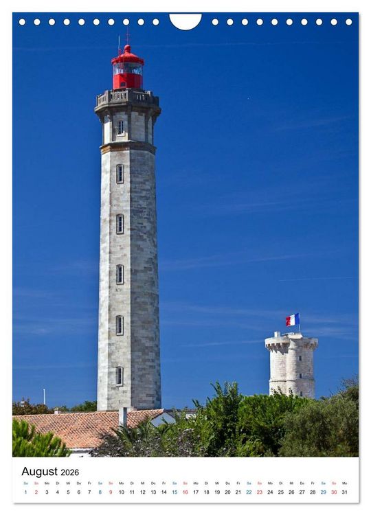 Produktbild: Leuchtt&uuml;rme an der Atlantikk&uuml;ste (Wandkalender 2026 DIN A4 hoch), CALVENDO Monatskalender