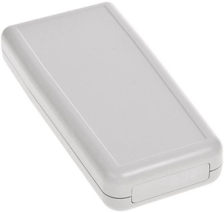 Produktbild: TRU COMPONENTS TC-7910784 Hand-Geh&auml;use 142 x 69 x 25 ABS Grau 1St.