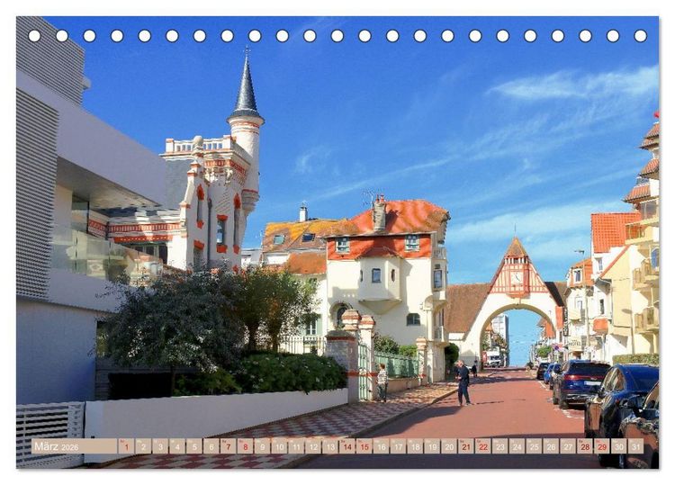 Produktbild: Le Touquet-Paris-Plage - Perle der franz&ouml;sischen Opalk&uuml;ste (Tischkalender 2026 DIN A5 quer), CALVENDO Monatskalender