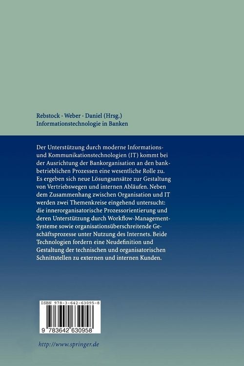 Produktbild: Informationstechnologie in Banken