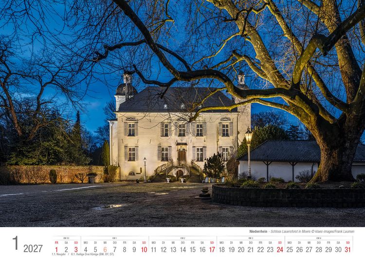 Produktbild: Niederrhein 2027 Bildkalender A3 Spiralbindung