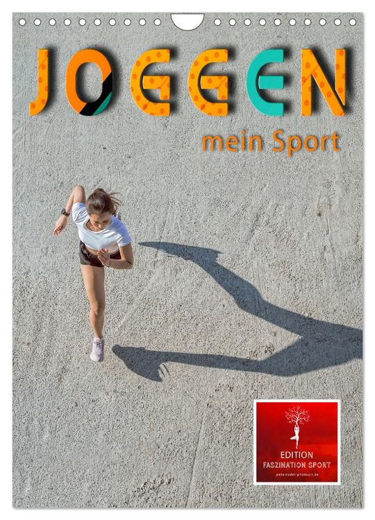 Produktbild: Joggen - mein Sport (Wandkalender 2026 DIN A4 hoch), CALVENDO Monatskalender