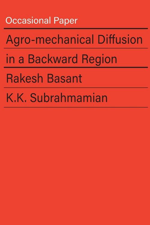 Produktbild: Agro-mechanical Diffusion in a Backward Region