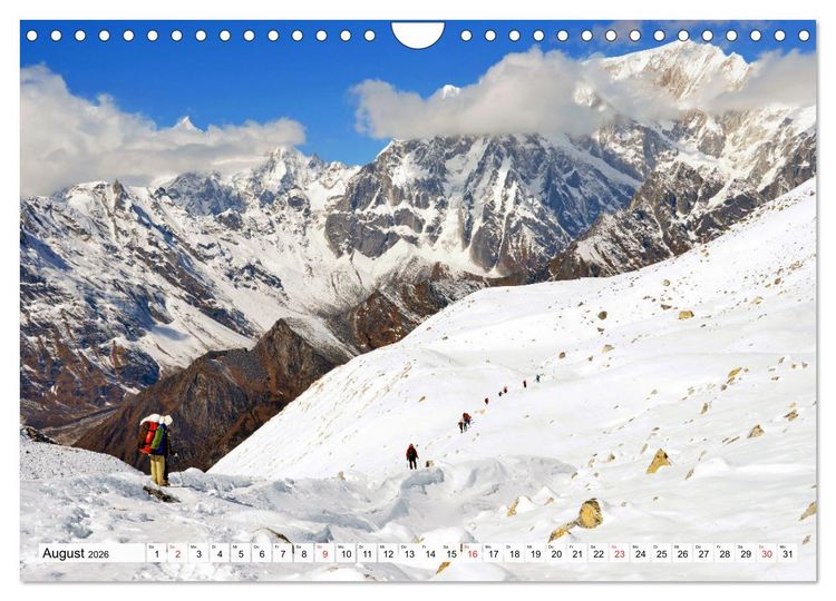 Produktbild: Grandioser Himalaya, Bergriesen in Nepal (Wandkalender 2026 DIN A4 quer), CALVENDO Monatskalender