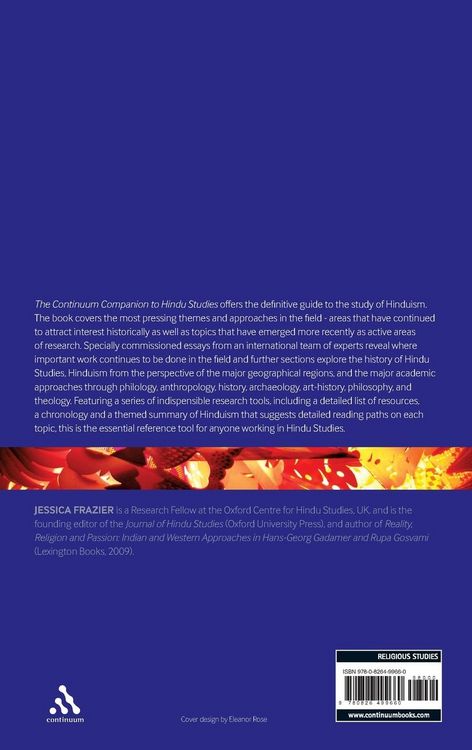 Produktbild: The Continuum Companion to Hindu Studies