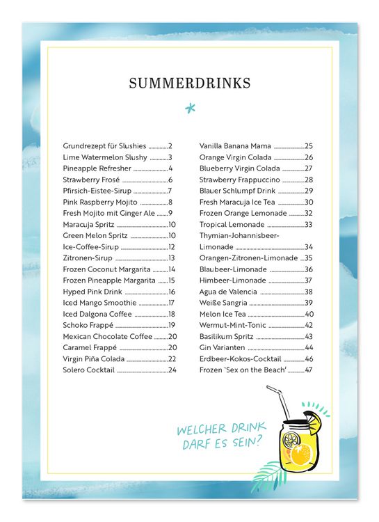 Produktbild: SUMMERDRINKS