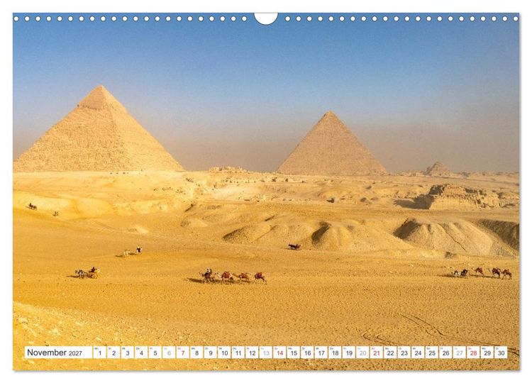 Produktbild: &Auml;gypten - Kairo + Gizeh (Wandkalender 2027 DIN A3 quer), CALVENDO Monatskalender