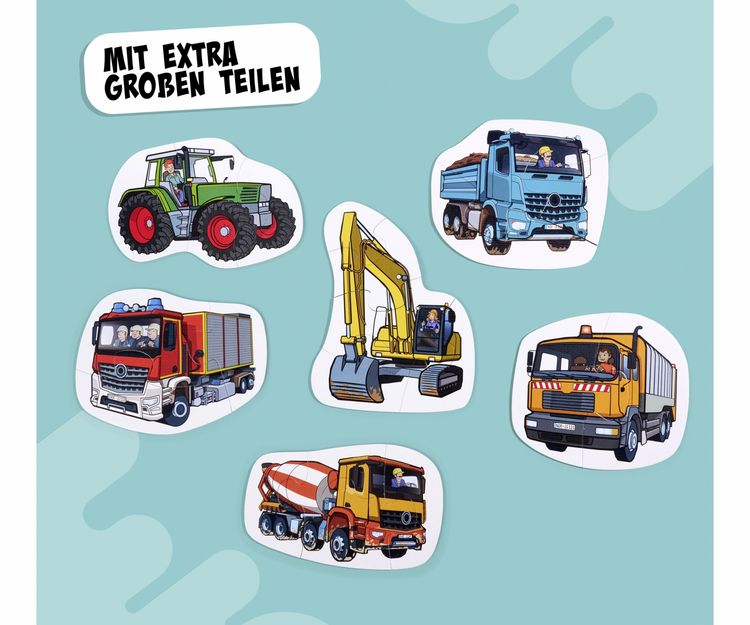 Produktbild: 6 Erste Puzzles &ndash; Fahrzeuge