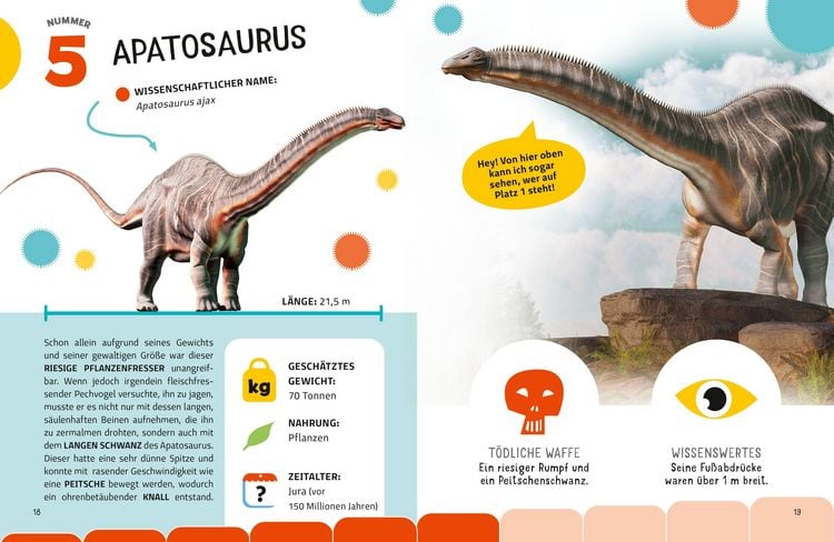 Produktbild: Top Ten die gef&auml;hrlichsten Dinosaurier