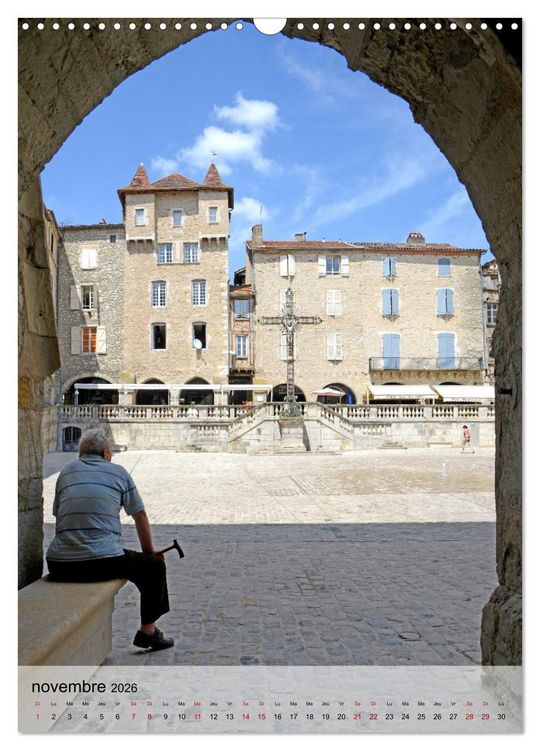 Produktbild: BASTIDES Occitanie (Calendrier mural 2026 DIN A3 horizontal), CALVENDO calendrier mensuel