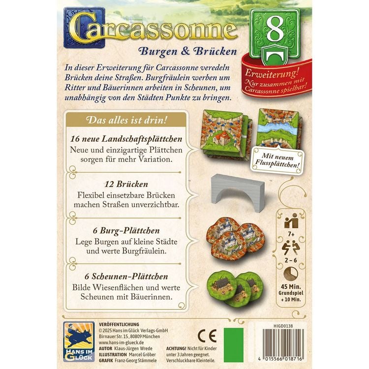 Produktbild: Carcassonne - Erweiterung 8