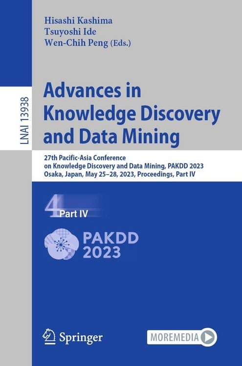 Produktbild: Advances in Knowledge Discovery and Data Mining