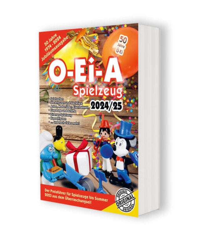 Produktbild: O-Ei-A Spielzeug 2024/25 - Der Preisführer für Spielzeuge aus dem Überraschungsei.
