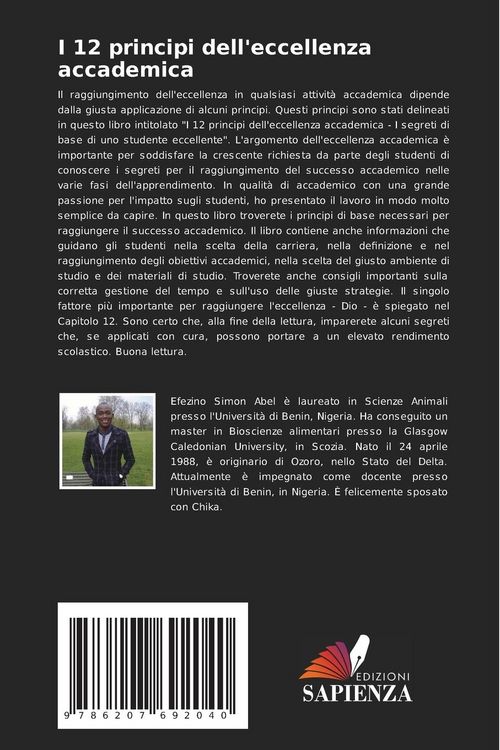 Produktbild: I 12 principi dell'eccellenza accademica