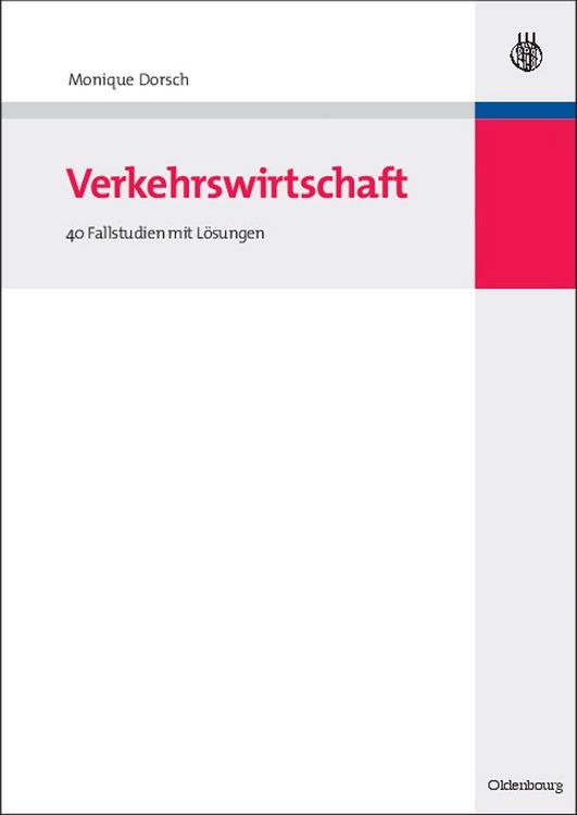 Produktbild: Verkehrswirtschaft