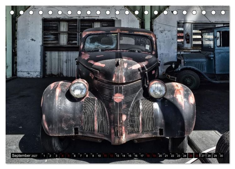 Produktbild: Florida Junk Cars (Tischkalender 2027 DIN A5 quer), CALVENDO Monatskalender